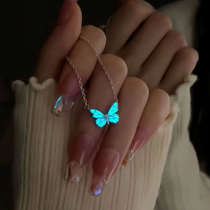 Luminous Dream Blue Butterfly Bracelet
