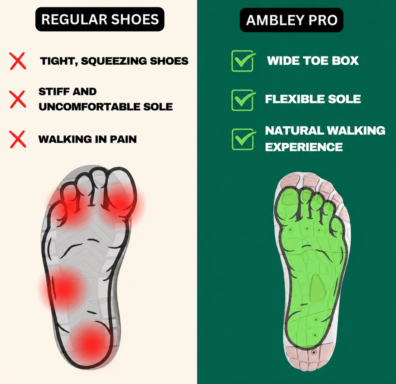 Ambley - Healthy & Non-slip Barefoot Shoes