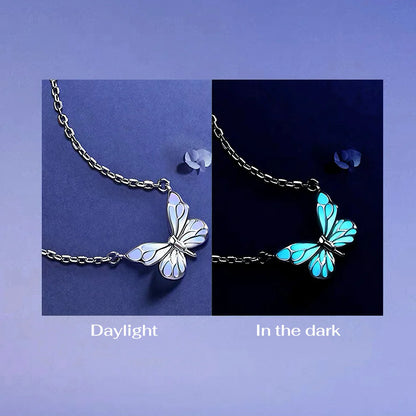 Luminous Dream Blue Butterfly Bracelet