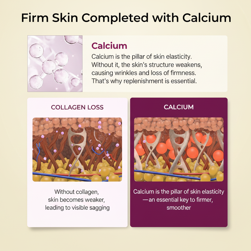 Enhanced Firm Skin with Calcium